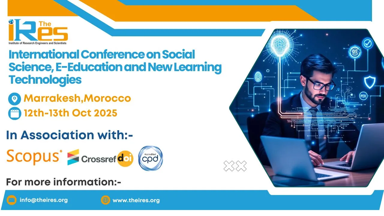 Social Science, E-Education and New Learning Technologies Conference in Morocco